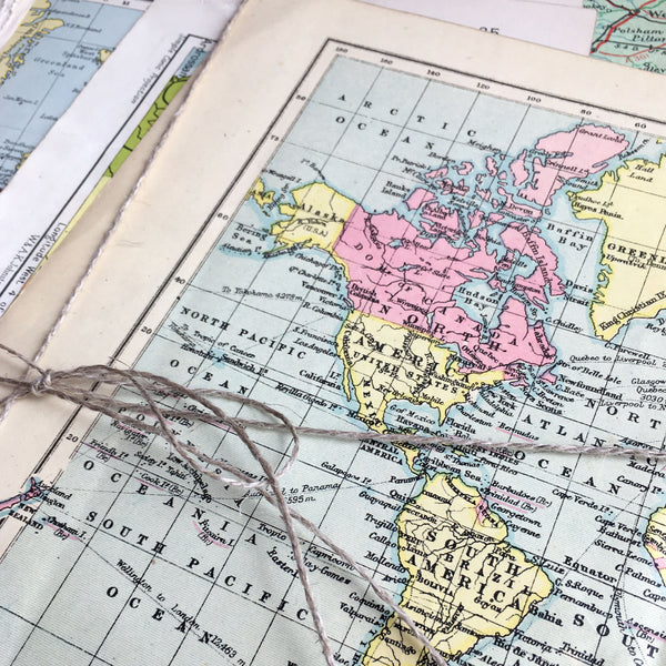 Ephemera Pack  - Vintage and Antique Maps