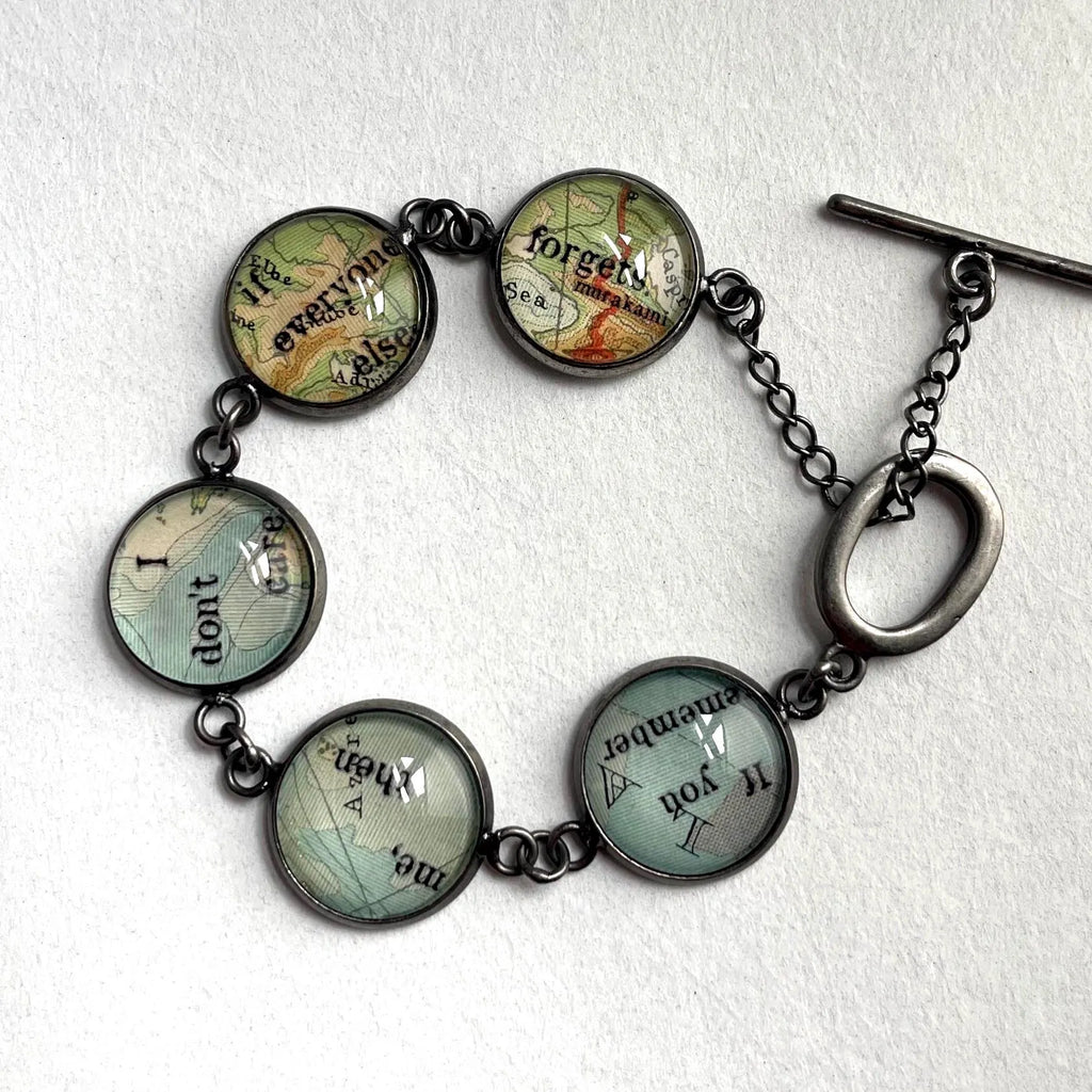 Literary Quote Bracelet, Murakami’s Kafka on the Shore
