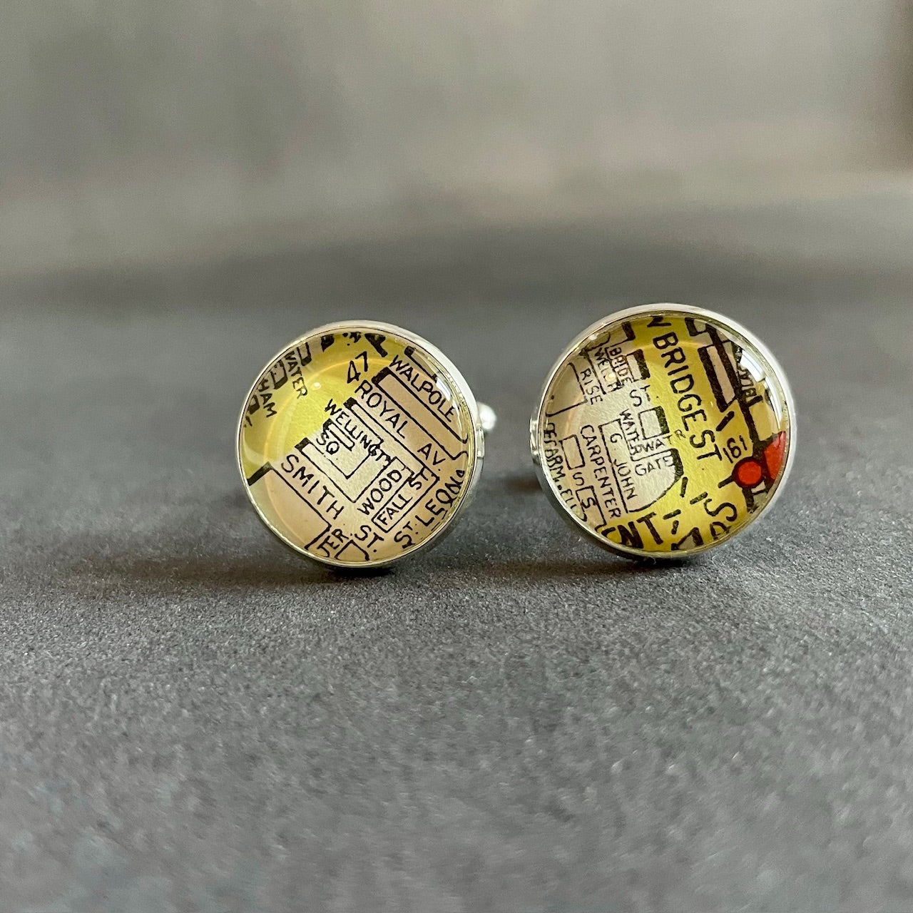 Customised London A-Z Cuff Links