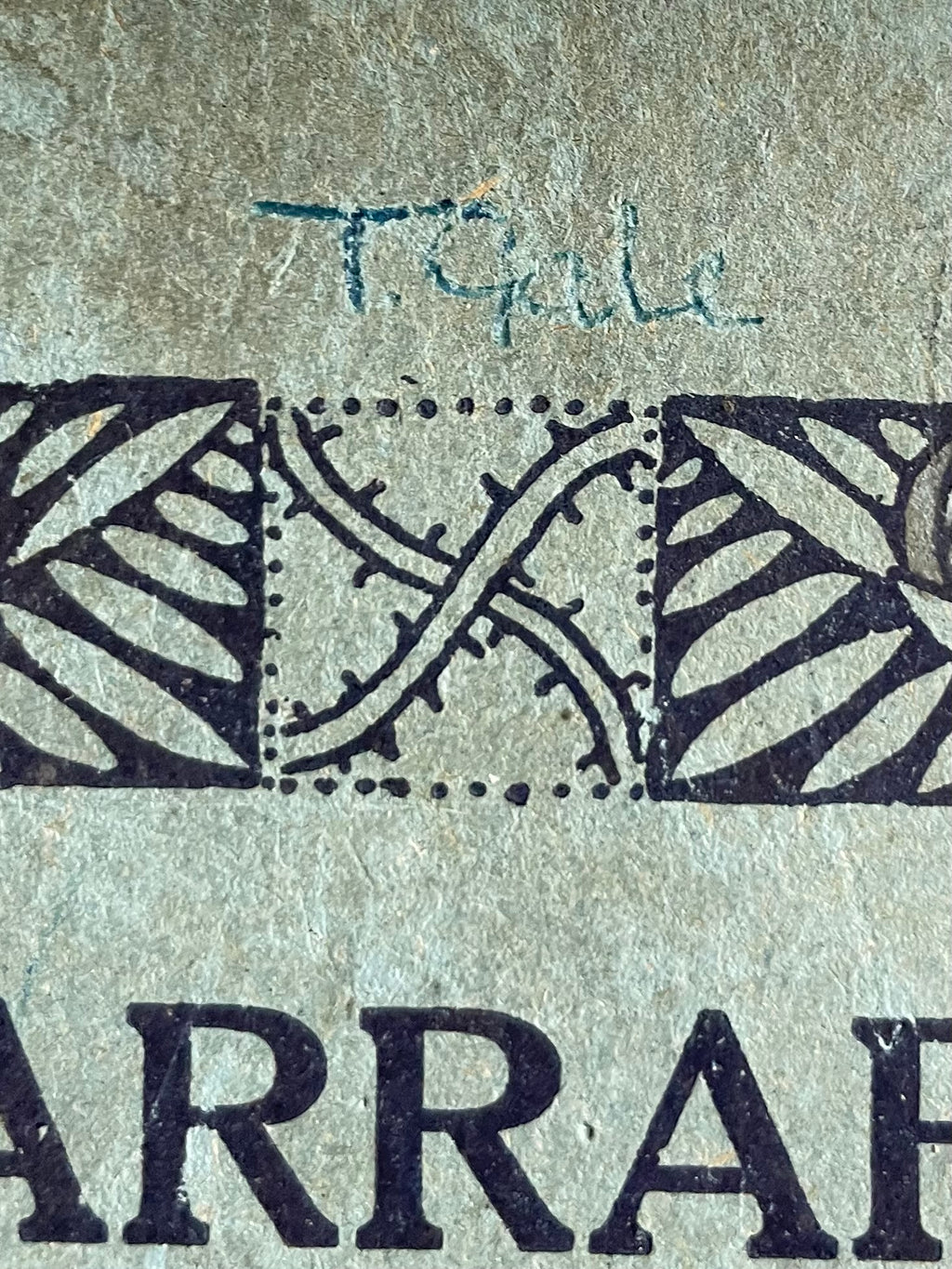 Atlas Cover, Ephemera, Vintage Card for Art and Scrapbooking