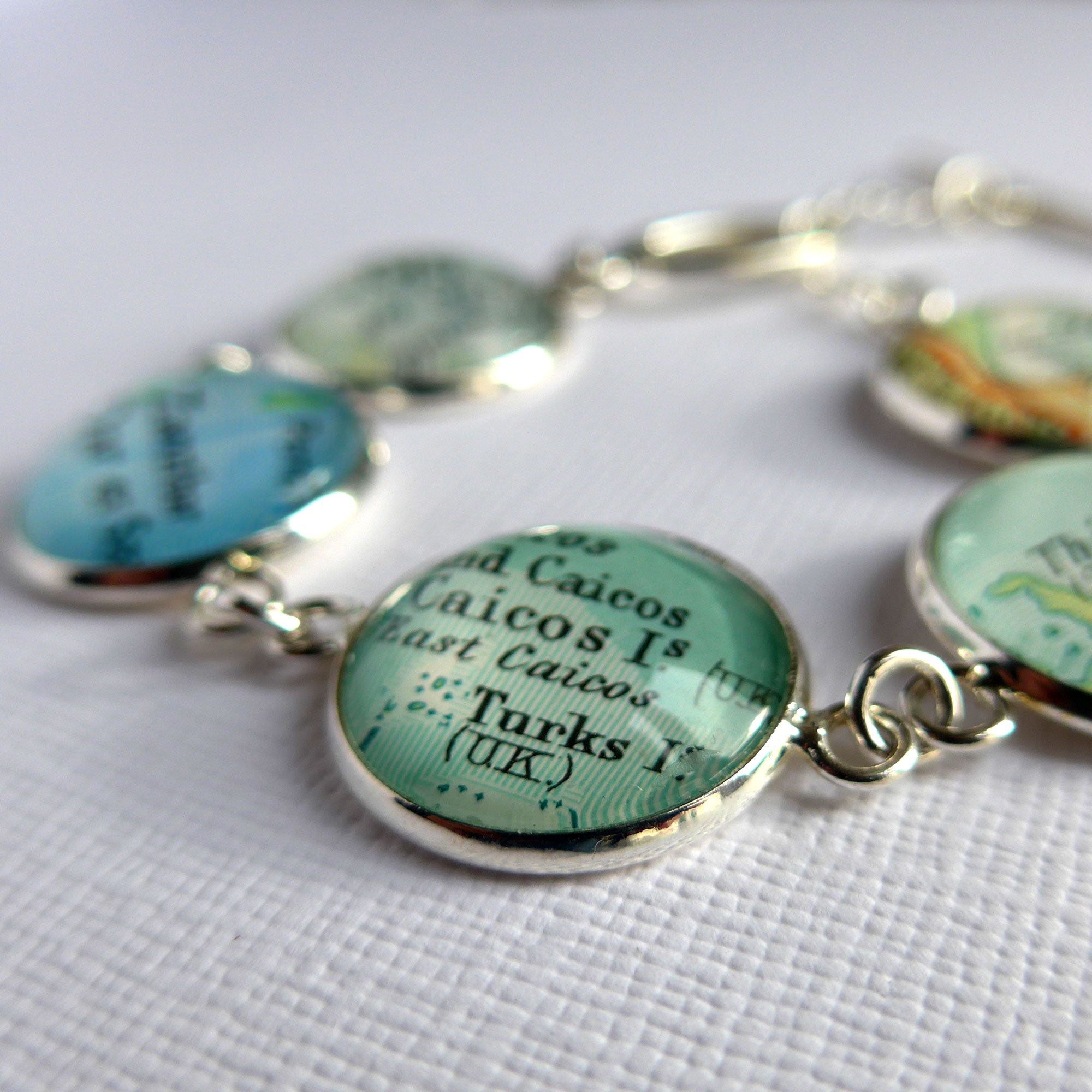 Personalised Map Bracelet