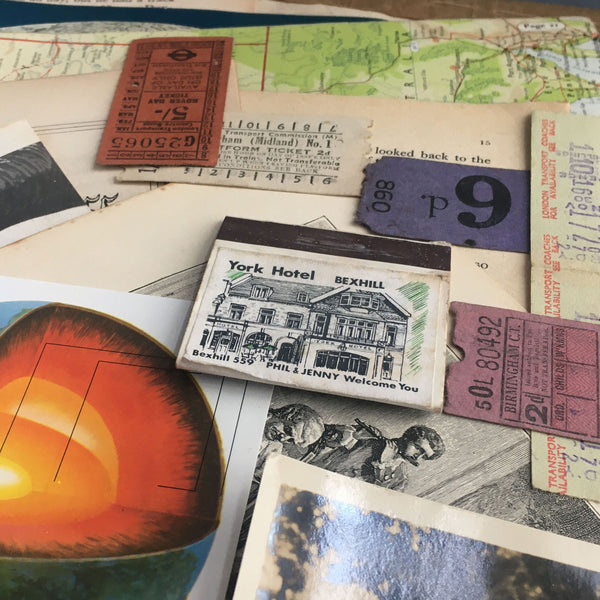 Ephemera Pack - Mixed Antique Paper and Card