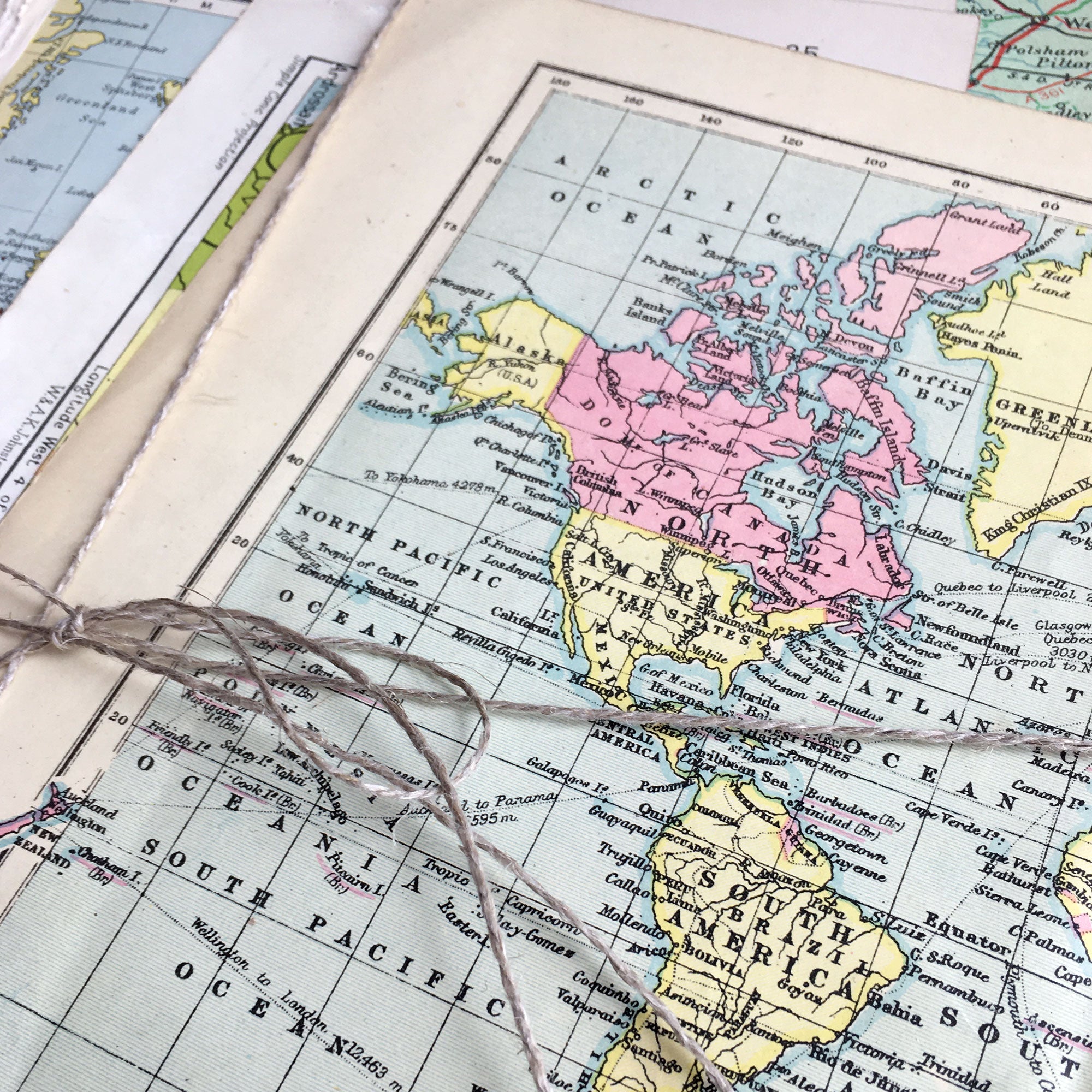 Ephemera Pack  - Vintage and Antique Maps