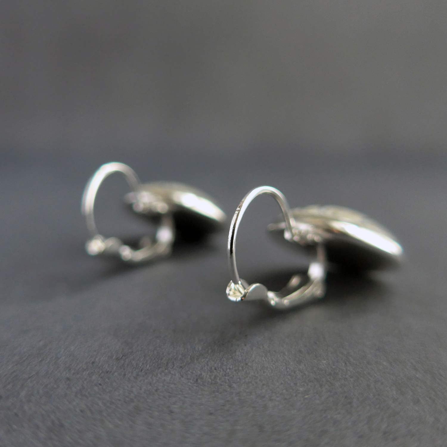 Sherlock Holmes and Moriarty Book Earrings